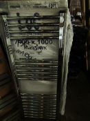 Arley Professional - Loco Straight Towel Rail - Chrome - 400x1000mm - Looks In Good Condition With