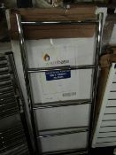 Warm Base - Galax Contemporary Towel Rail Chrome - 500x1200mm - Looks To Be In Good Condition,