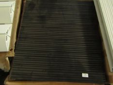 Carisa - Monza Textured Black Radiator - 600x660mm - Looks In Good Condition & Boxed, Viewing