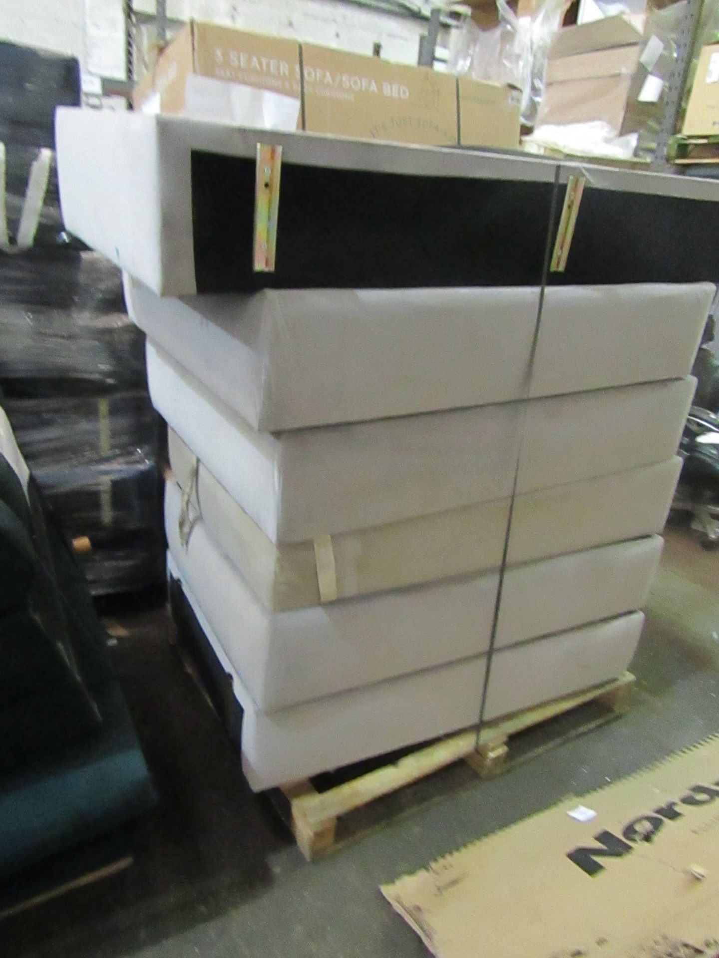 10% Buyers Premium +VAT, 24 Pallets of Genuine SNUG SOFA parts - Mixed Lots of Bases Backs Arms - Image 11 of 20