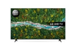 LG 50UP77006LB 50" Smart 4K Ultra HD TV Tested working with stand, remote and boxed