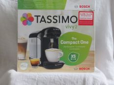 | 1X | TASSIMO VIVY 2 COMPACT ESPRESSO MACHINE | TESTED WORKING AND BOXED | RRP £40 |