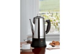 Scotts of Stow Cordless Electric Coffee Percolator RRP £59.95 - This product has been graded in B