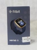 FitBit Versa 3, untested due to no charge. Boxed. RRP £160