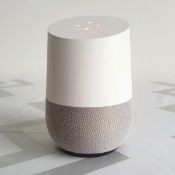Google Home, powers on but not fully tested functions. Boxed.