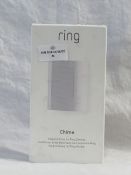 Ring Chime plug in chime for Ring devices, untested and boxed.