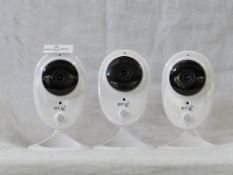 3x BT - Smart Home Cam With HD Streaming & Night Vision - Untested & No Packaging.