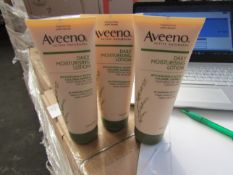 3 x 200ml Aveeno Active Naturals Daily Moisturising Lotion. Unused. RRP £3.99 each