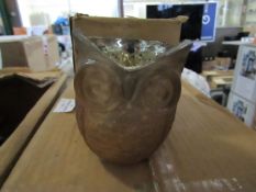 18x El Twoot - Owl Tealight Candle Holder - New & Boxed.
