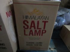 Himalayan Salt Lamp - Healing Properties - Unchecked & Boxed.