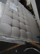 | 1X | CARPETRIGHT KINGSIZE HEADBOARD | VIEWING RECOMMENDED IN PERSON, NO PACKAGING MAY BE DAMAGES |