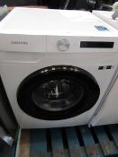 Samsung smart things washing machine, powers ona dn spins but we havent connected it to water to