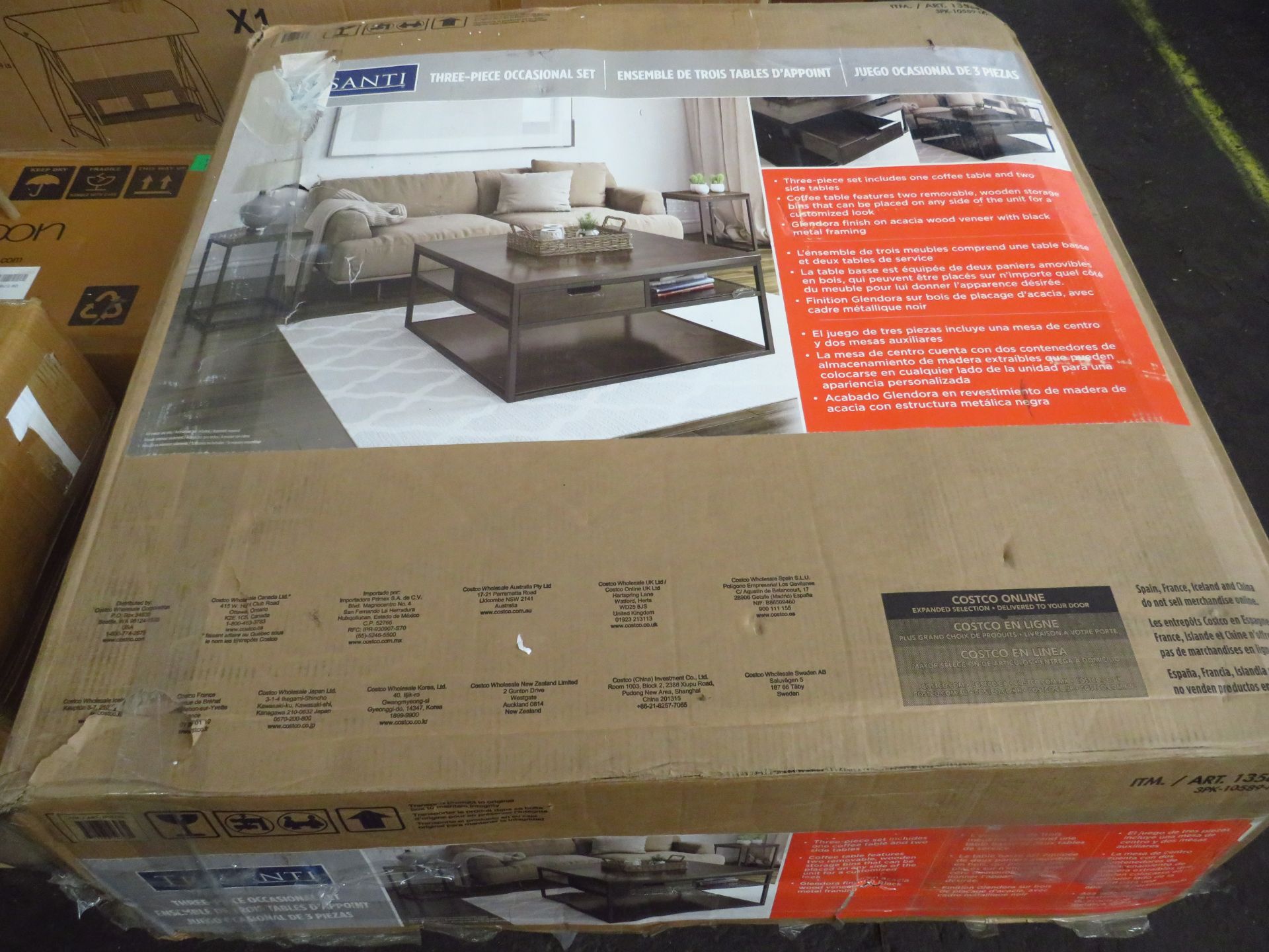 Tresanti 3 Piece Occasional Set - Unchecked & Boxed.