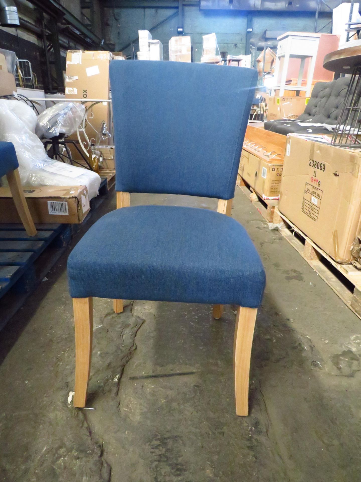 Cotswold Company Bluebell Upholstered Dining Chair - Stone 1 RRP Â£320.00 - This item looks to be in