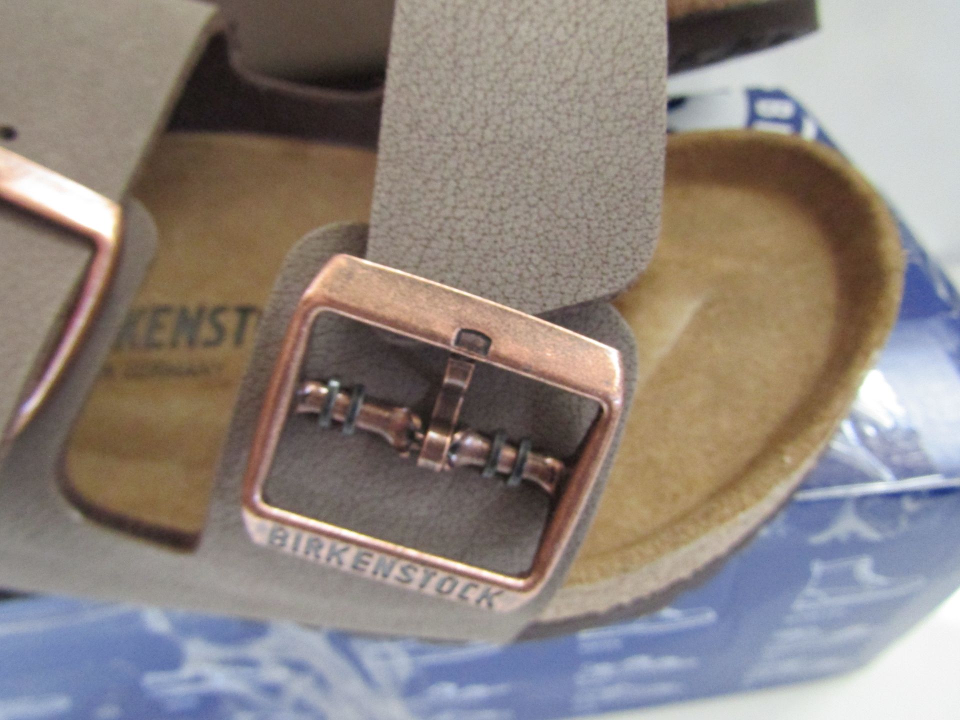 Birkenstock Sandal Brown Size 39 ( Although New & Unworn The Buckle Needs A Repair Right Sandal) - Image 3 of 3