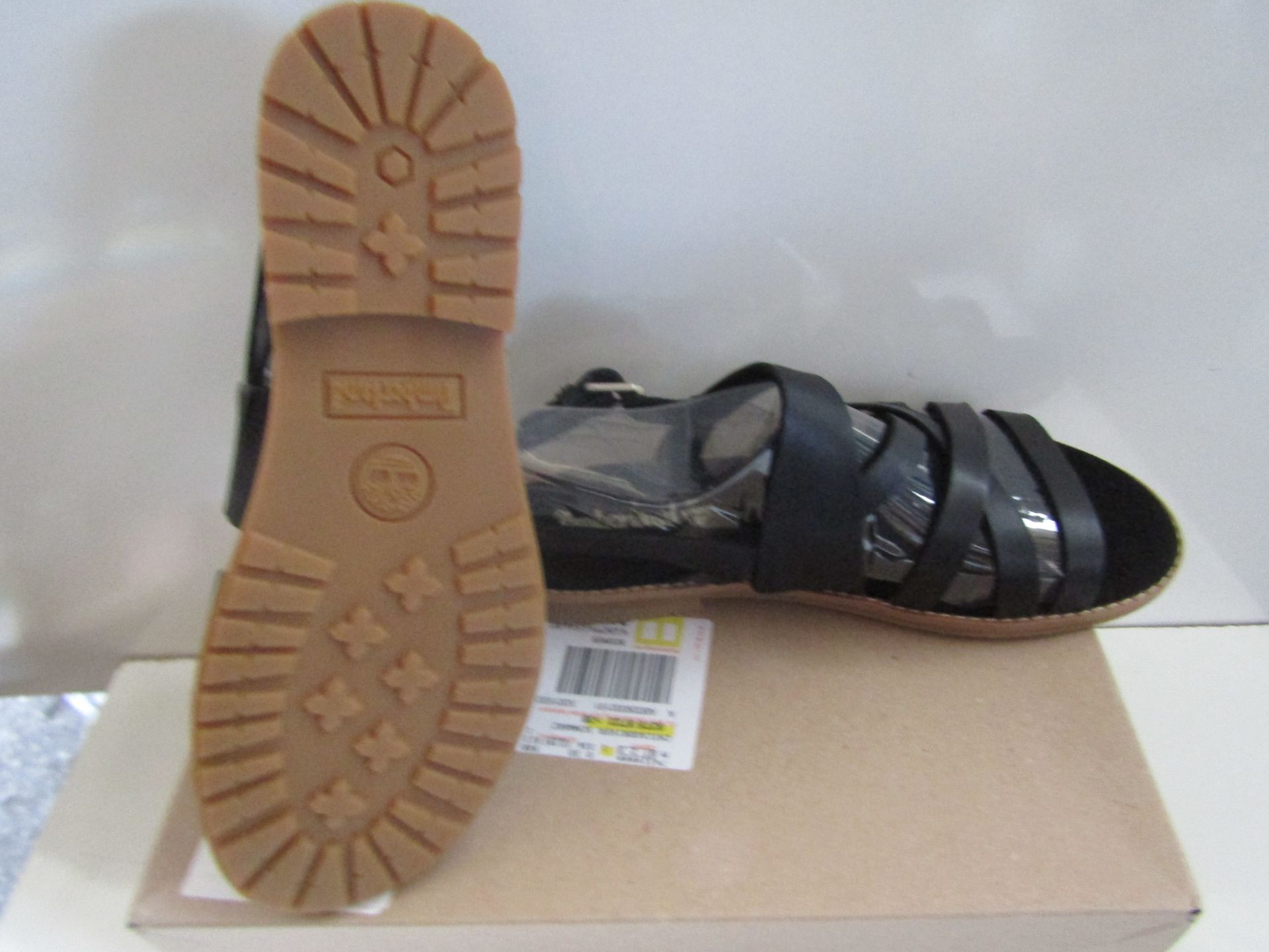 Timberland Ladies Sandals Black Size 5 New & Boxed - Image 2 of 3