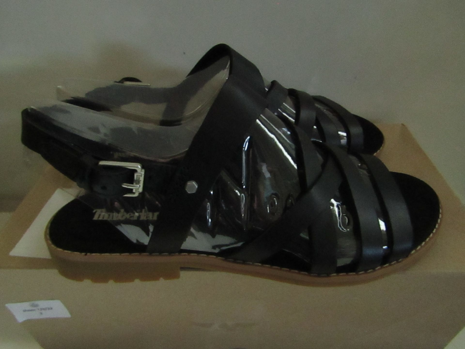 Timberland Ladies Sandals Black Size 5 New & Boxed