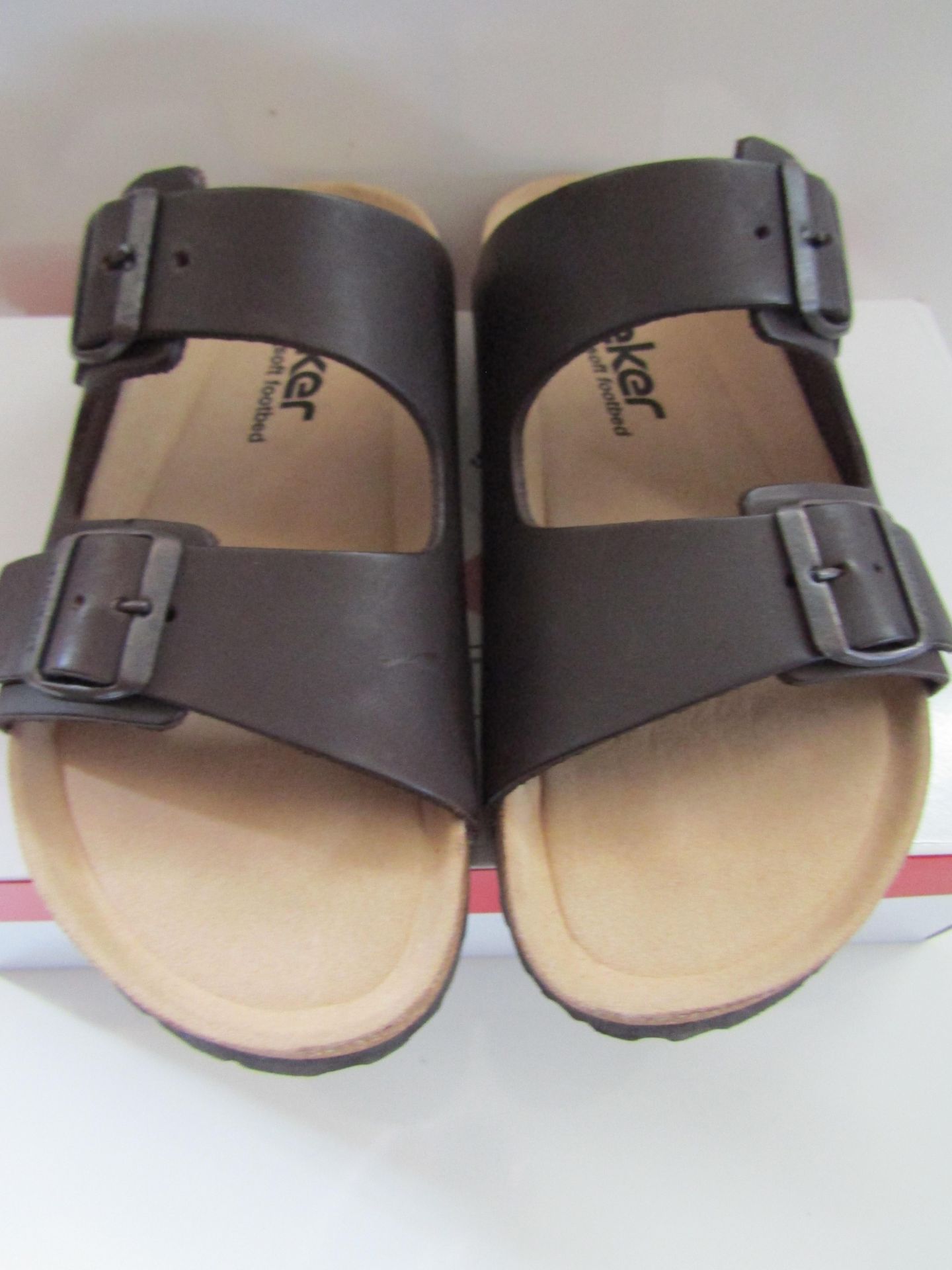 Rieker Sandal Brown Size 41 New & Boxed - Image 3 of 3