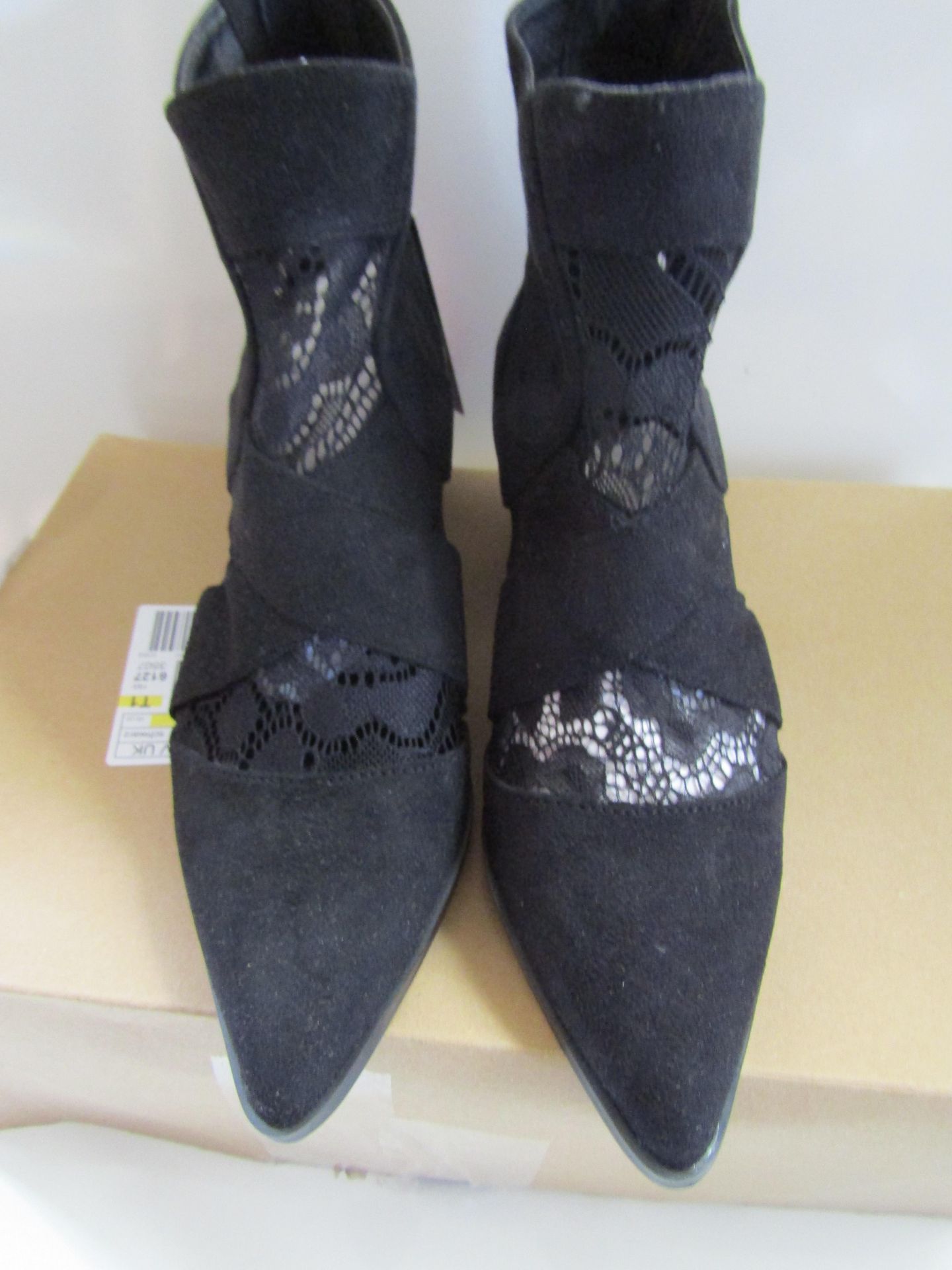 Lascana Ankle Boot Black Size 38 New & Boxed - Image 3 of 3