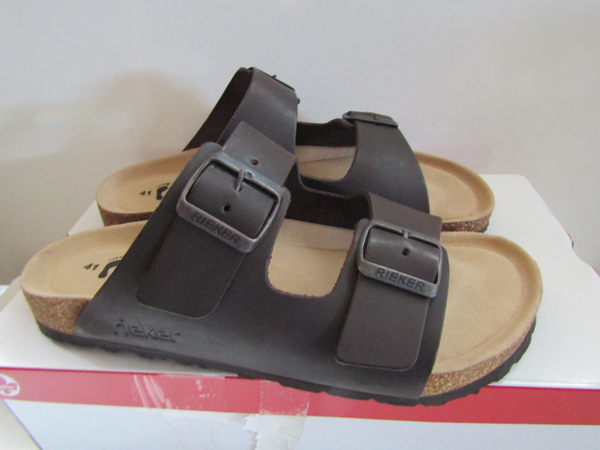 Rieker Sandal Brown Size 41 New & Boxed