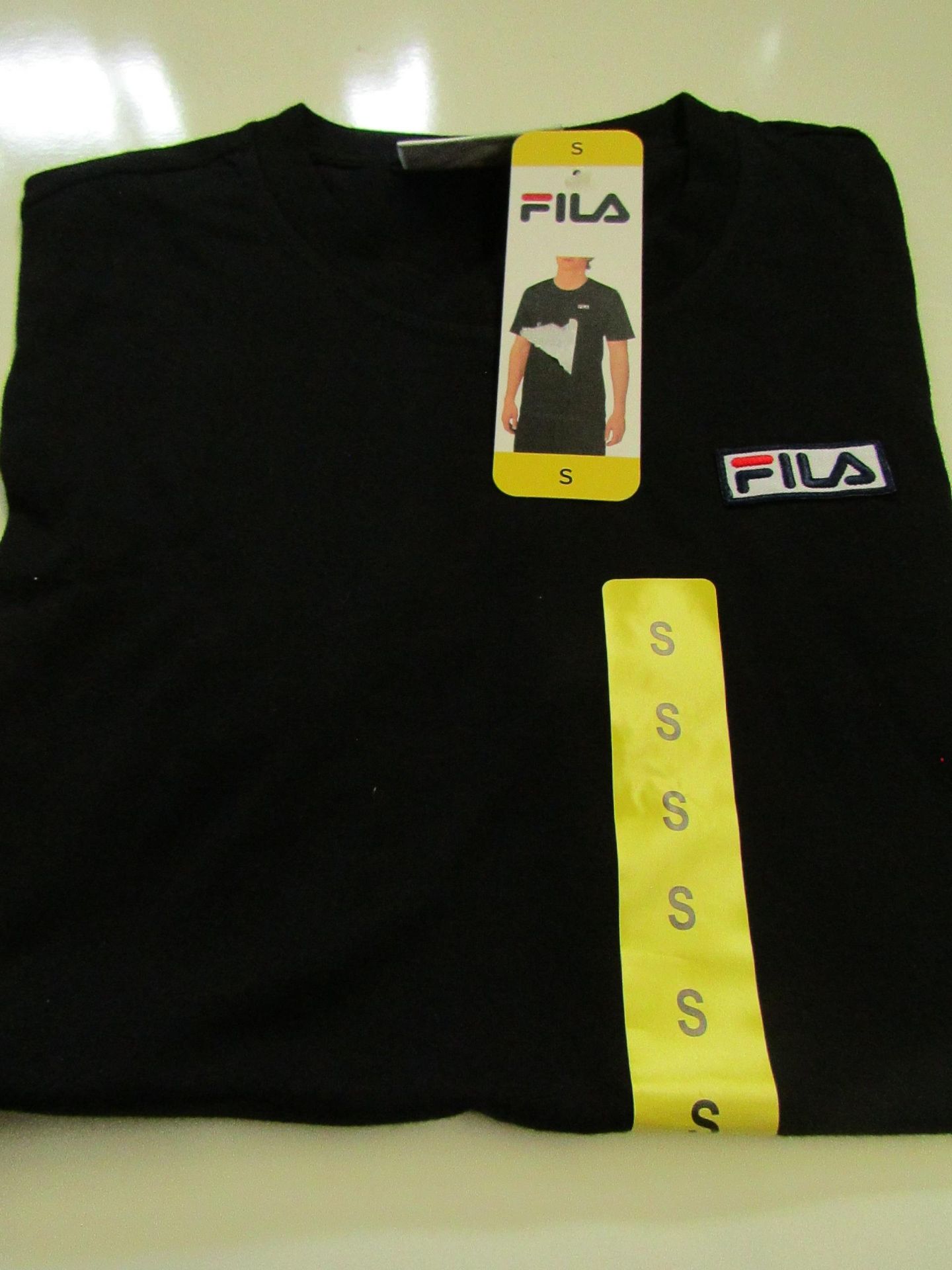 Fila - Lucano T/Shirt Black - Size Small - New With Tags.