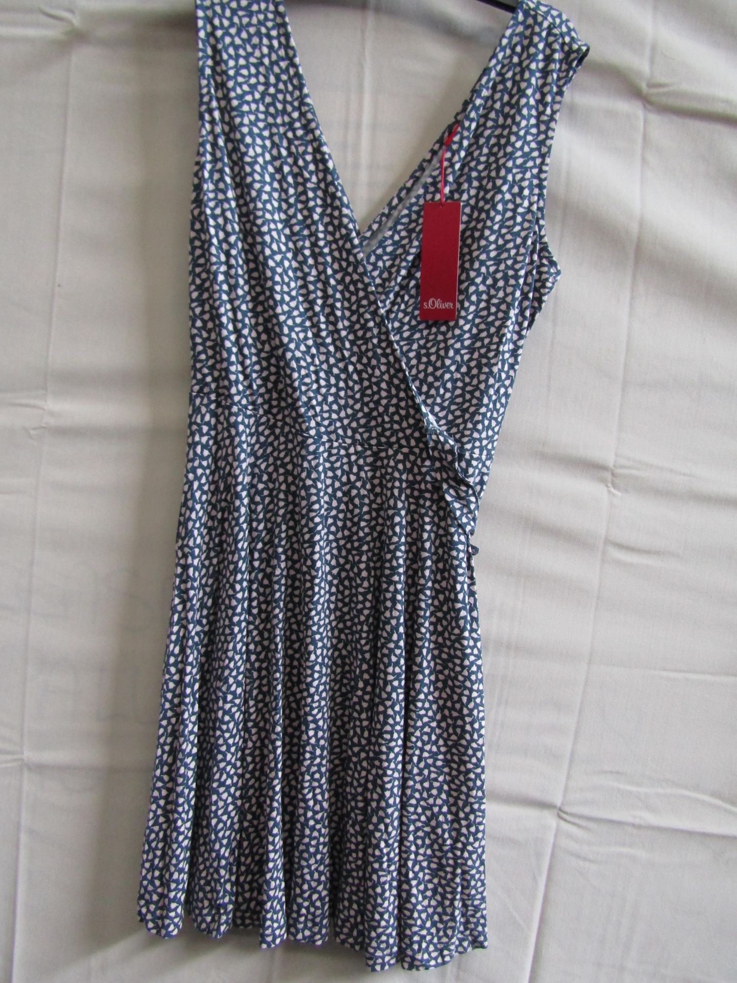 S. Oliver Dress Grey/Pink Size 12 Looks Unworn Tags Attatched