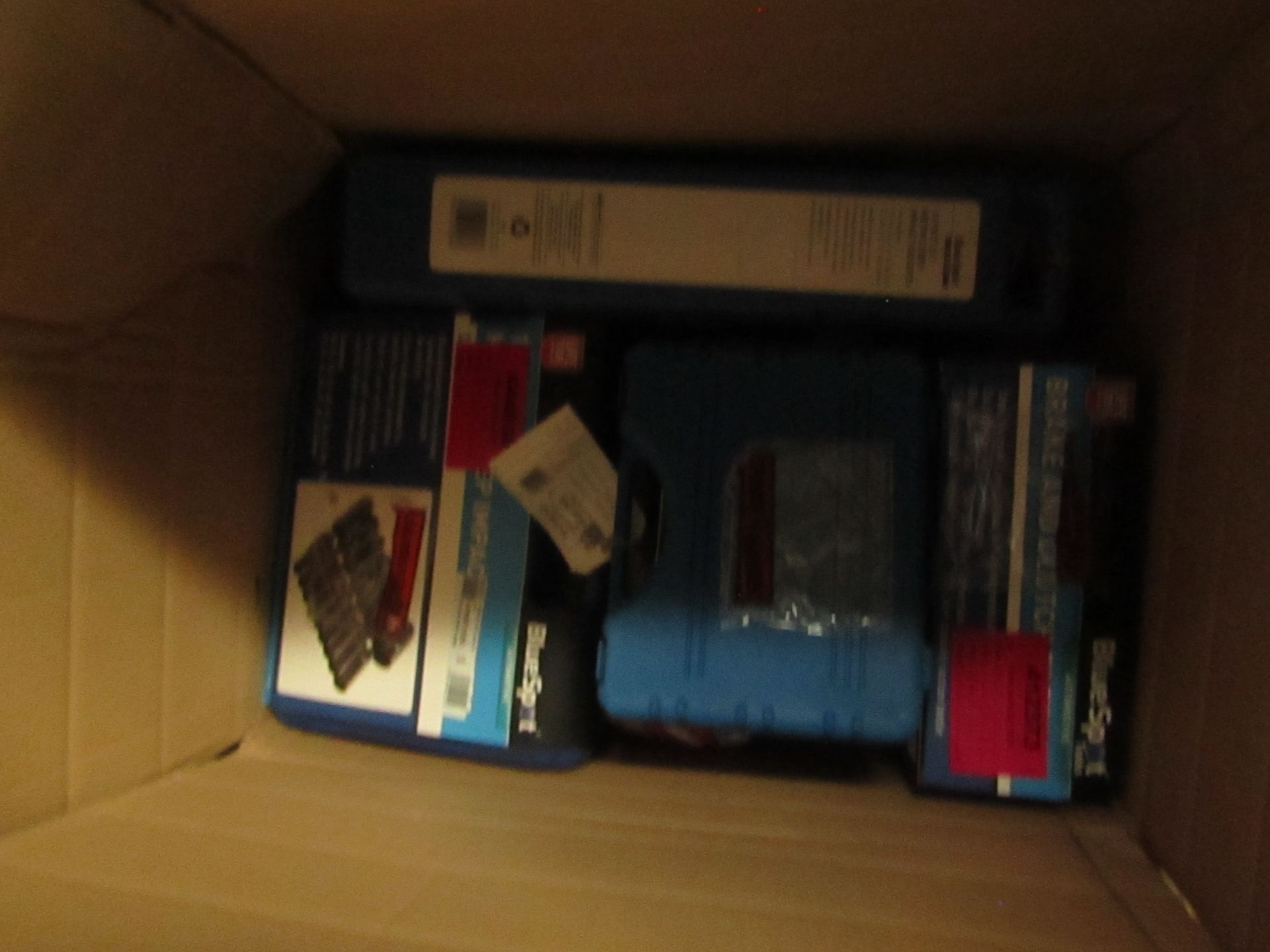 1x BOX OF VARIOUS BLUESPOT ITEMS 4191 This lot is a Machine Mart product which is raw and completely