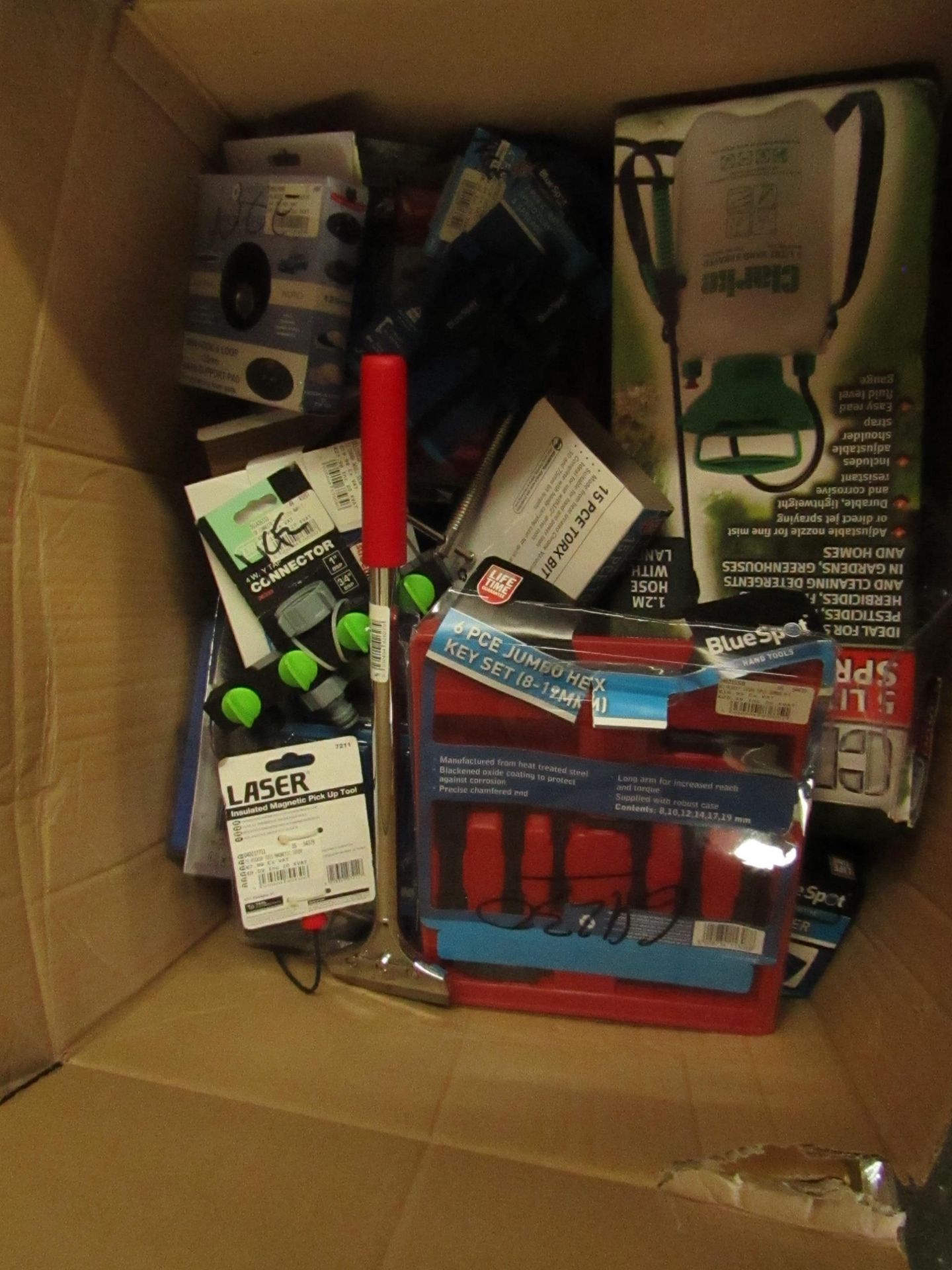 1x BOX OF 48 VARIOUS ITEMS 4194 This lot is a Machine Mart product which is raw and completely