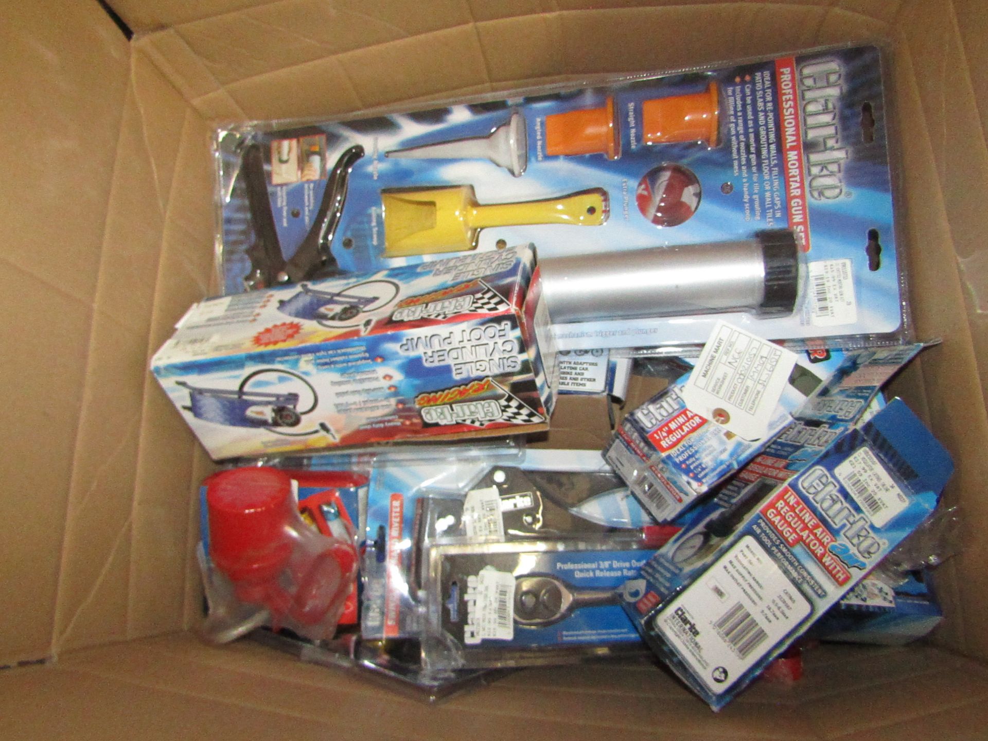 1x BOX OF 37 VARIOUS ITEMS 4193 This lot is a Machine Mart product which is raw and completely