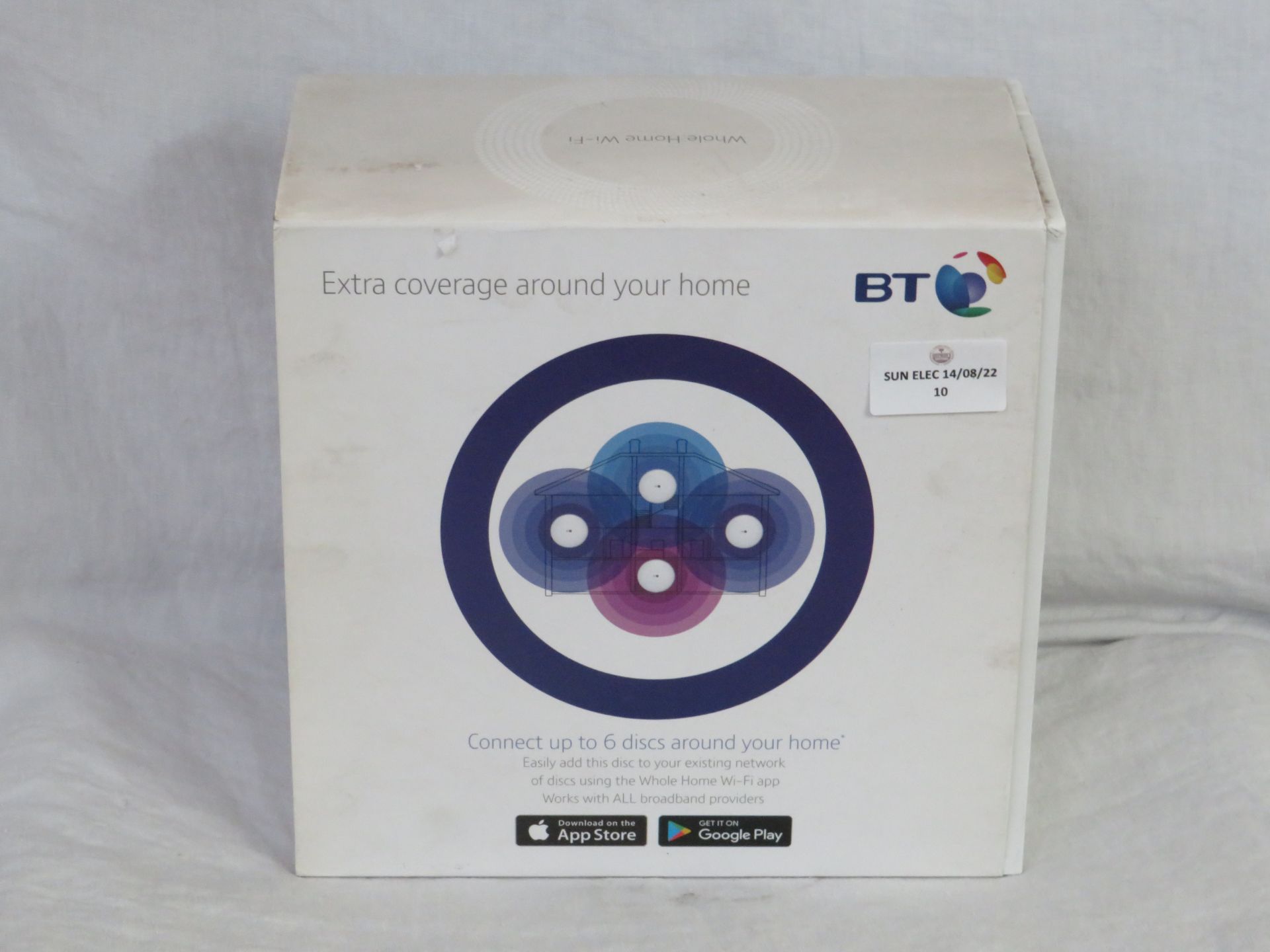 BT WIFI disc extender, untested and boxed.