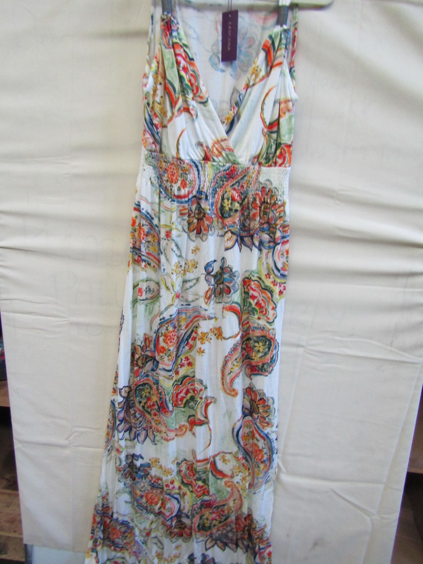 Lascana Long Floral Dress Size 40 Looks New With Tags