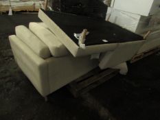 Made.com L shaped sofa, damaged frame