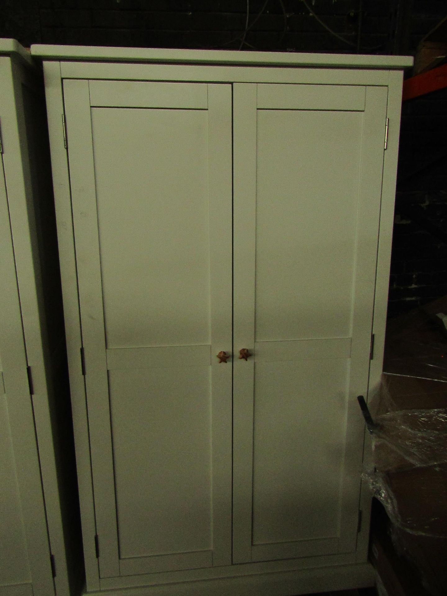 Cotswold Company Littleton Warm White Painted Double Wardrobe RRP Â£495.00 - This item looks to be