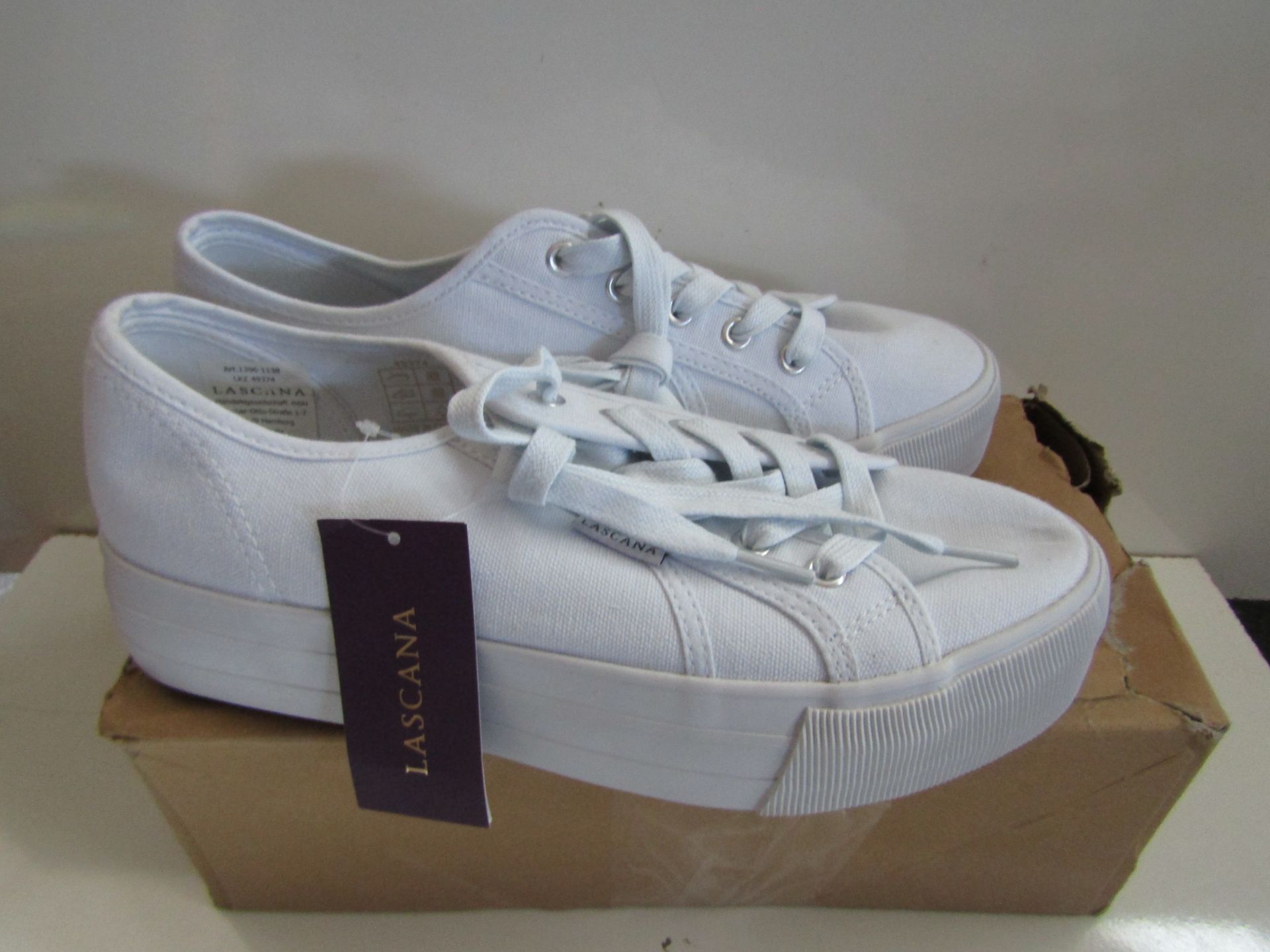 Lascana Sneaker White Size 41 New & Boxed