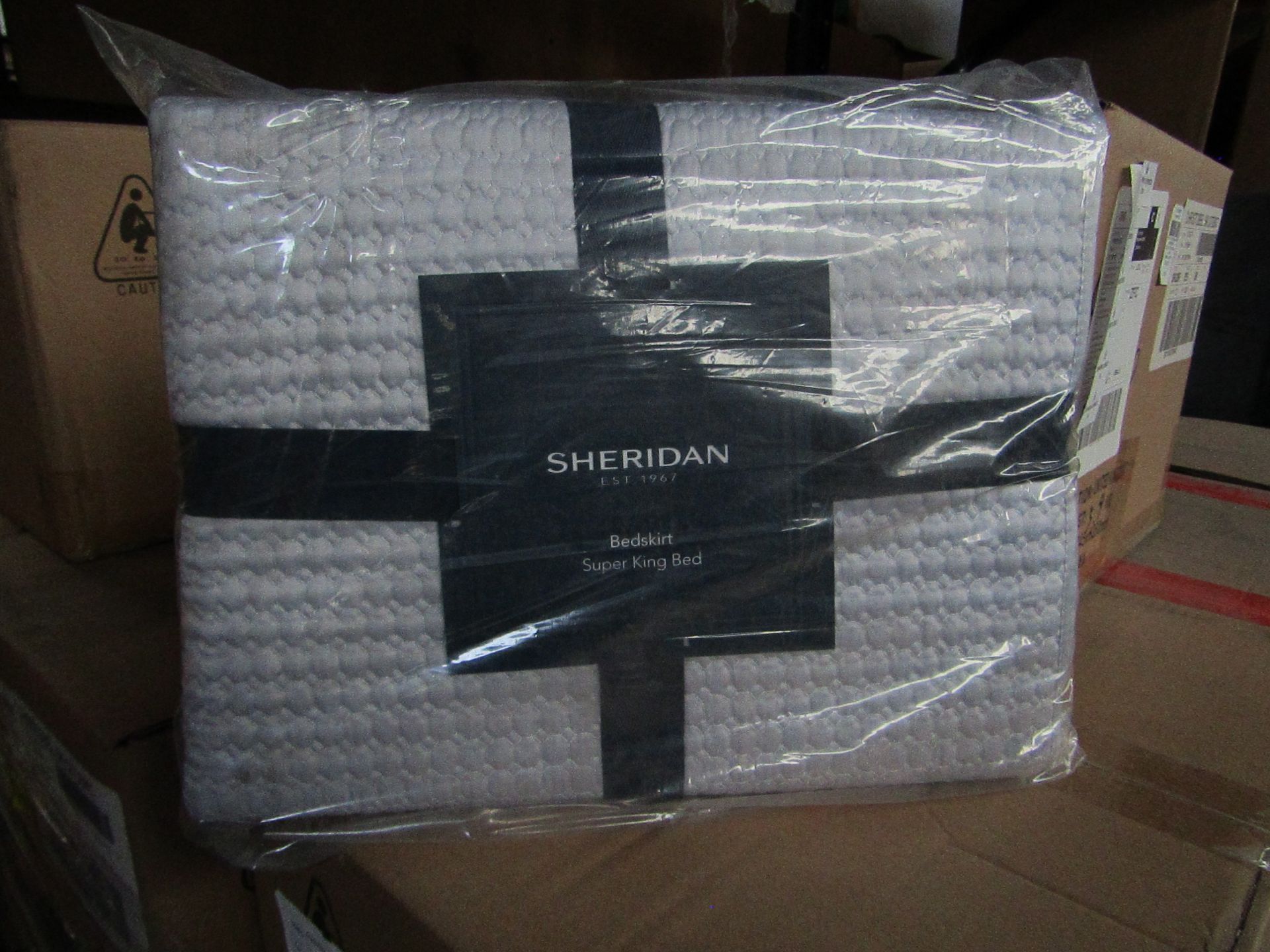 3x Sheridan - Dove Super King Sized Bed Skirt - New & Packaged. RRP œ75.