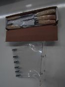 Tower - 6-Piece Kitchen Knife Set With Knife Block - No Box.