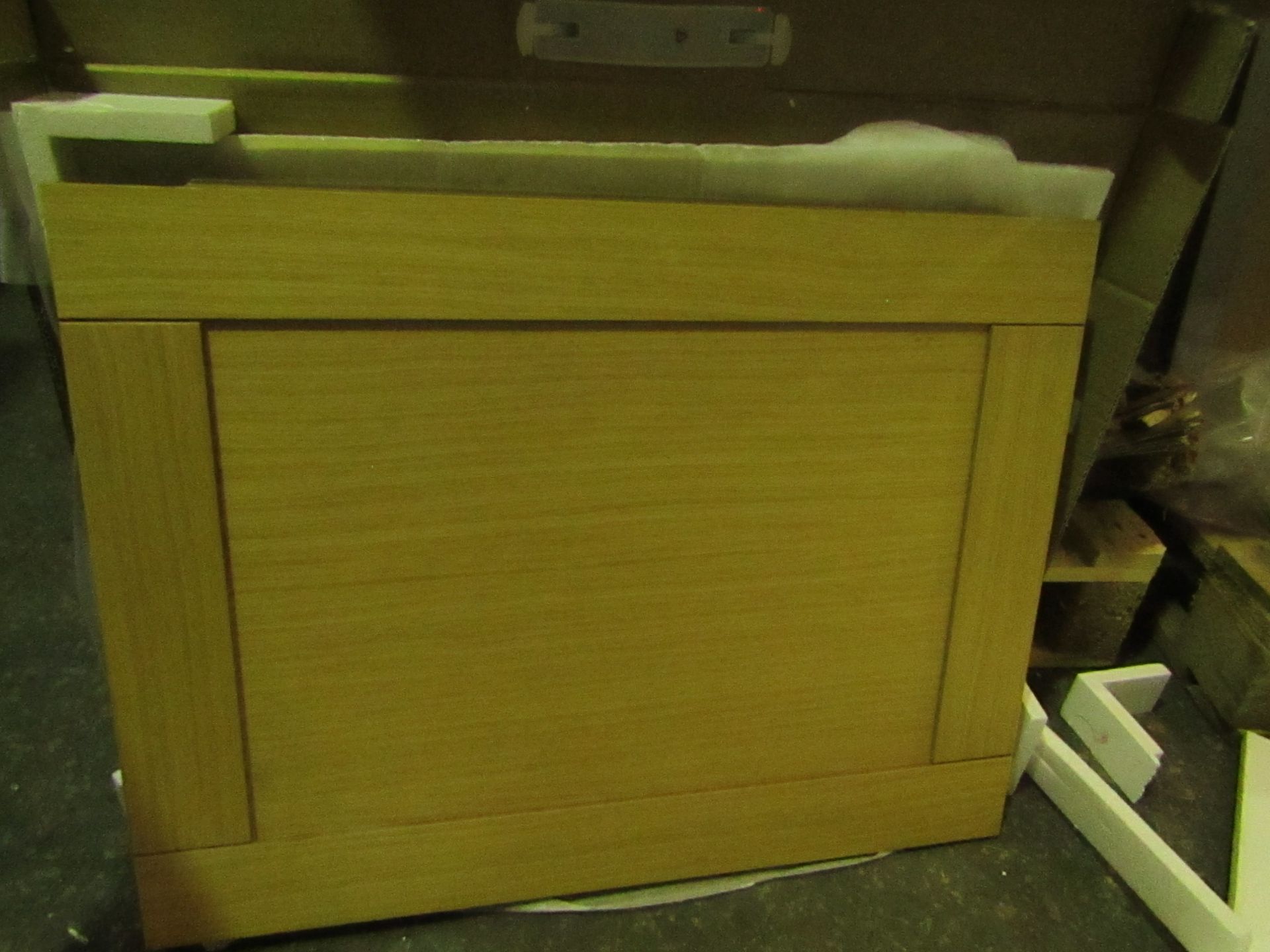 10x Croydex - Unfold 'N' Fit Light Wood Bath End Panel ( 50H x 66W x 2D ) - Unused & Boxed.