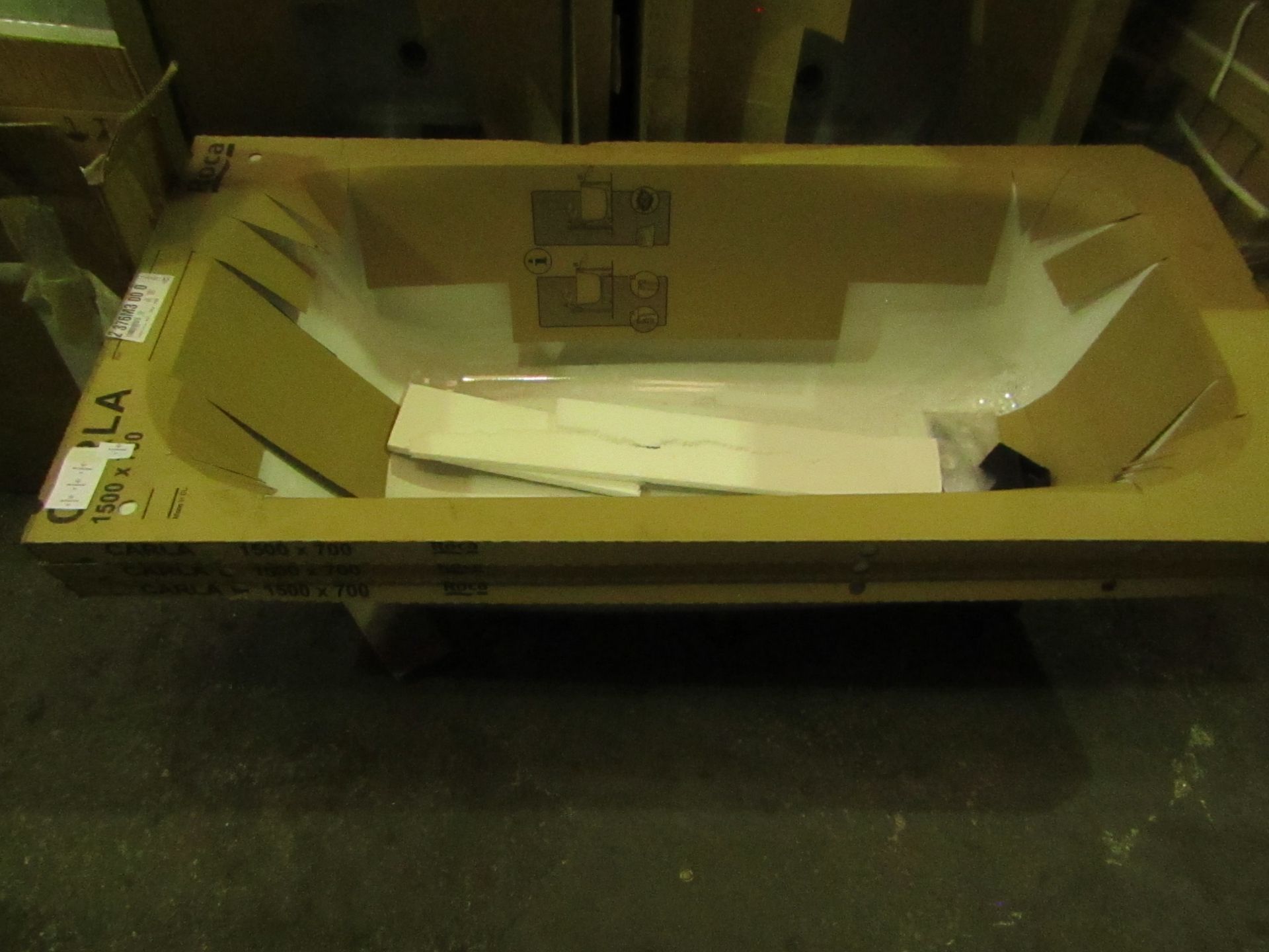 Roca - Carla Steel Bathtub White - 1500x700mm - Unused & Boxed.