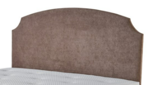 | 1X | SLEEPRIGHT VIRGINIA HEADBOARD 4FT6 DOUBLE TAUPE | LOOKS TO BE IN GOOD CONDITION AND