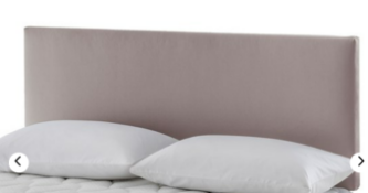 | 1X | CARPETRIGHT SILENTNIGHT ESSENTIAL JASMINE HEADBOARD 5FT KING SIZE DOVE | LOOKS TO BE IN