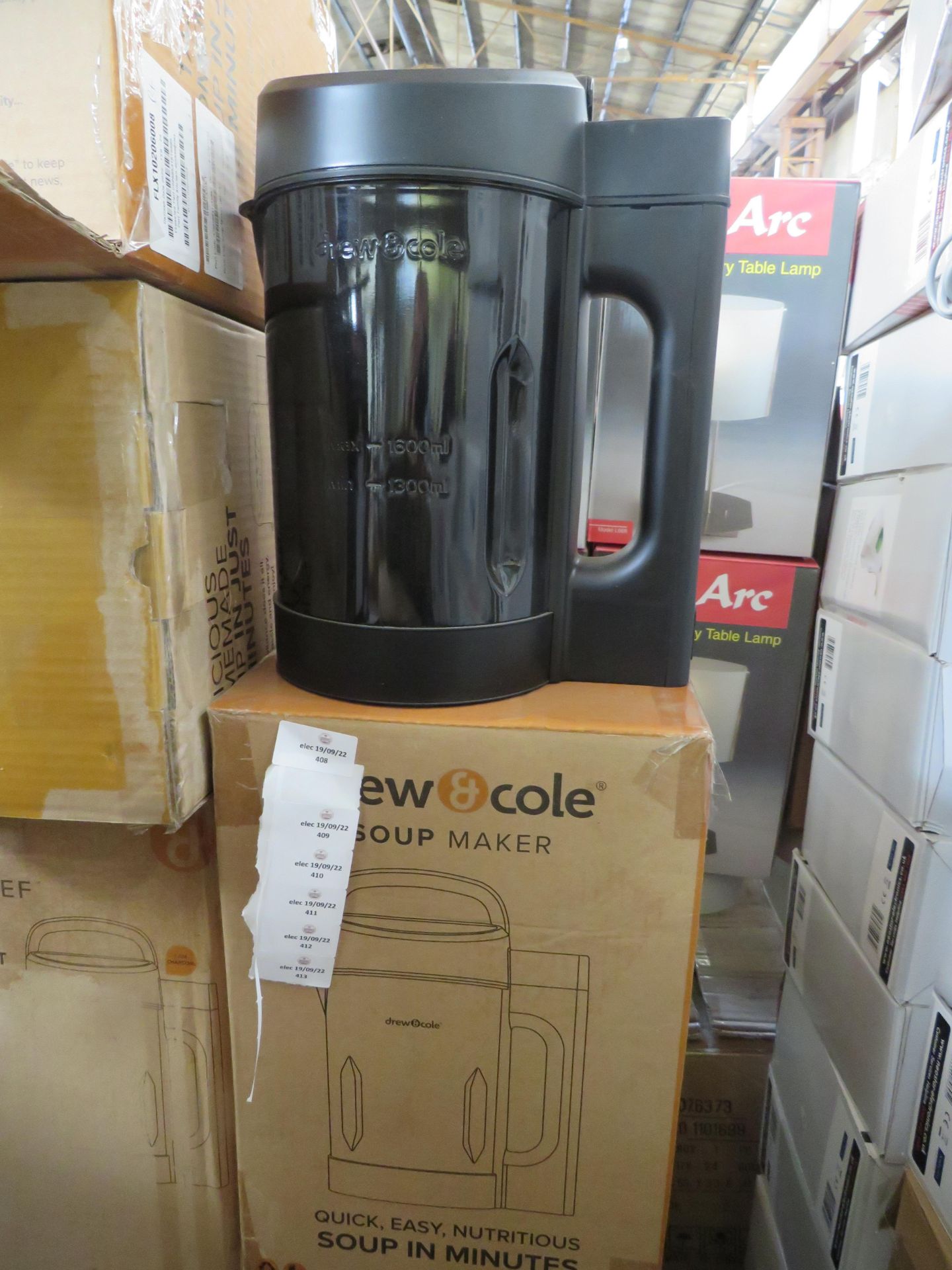 | 1X | DREW AND COLE SOUP MAKER | REFURBISHED AND BOXED | RRP œ70 |