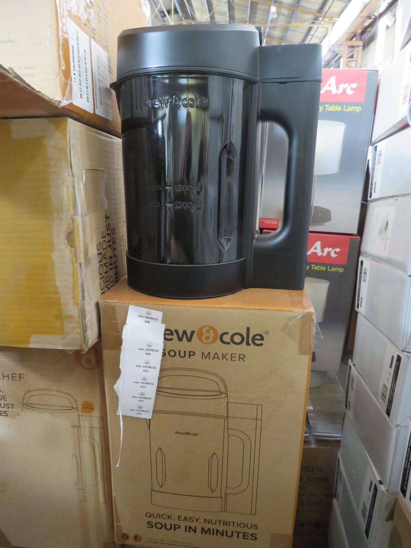 | 1X | DREW AND COLE SOUP MAKER | REFURBISHED AND BOXED | RRP œ70 |