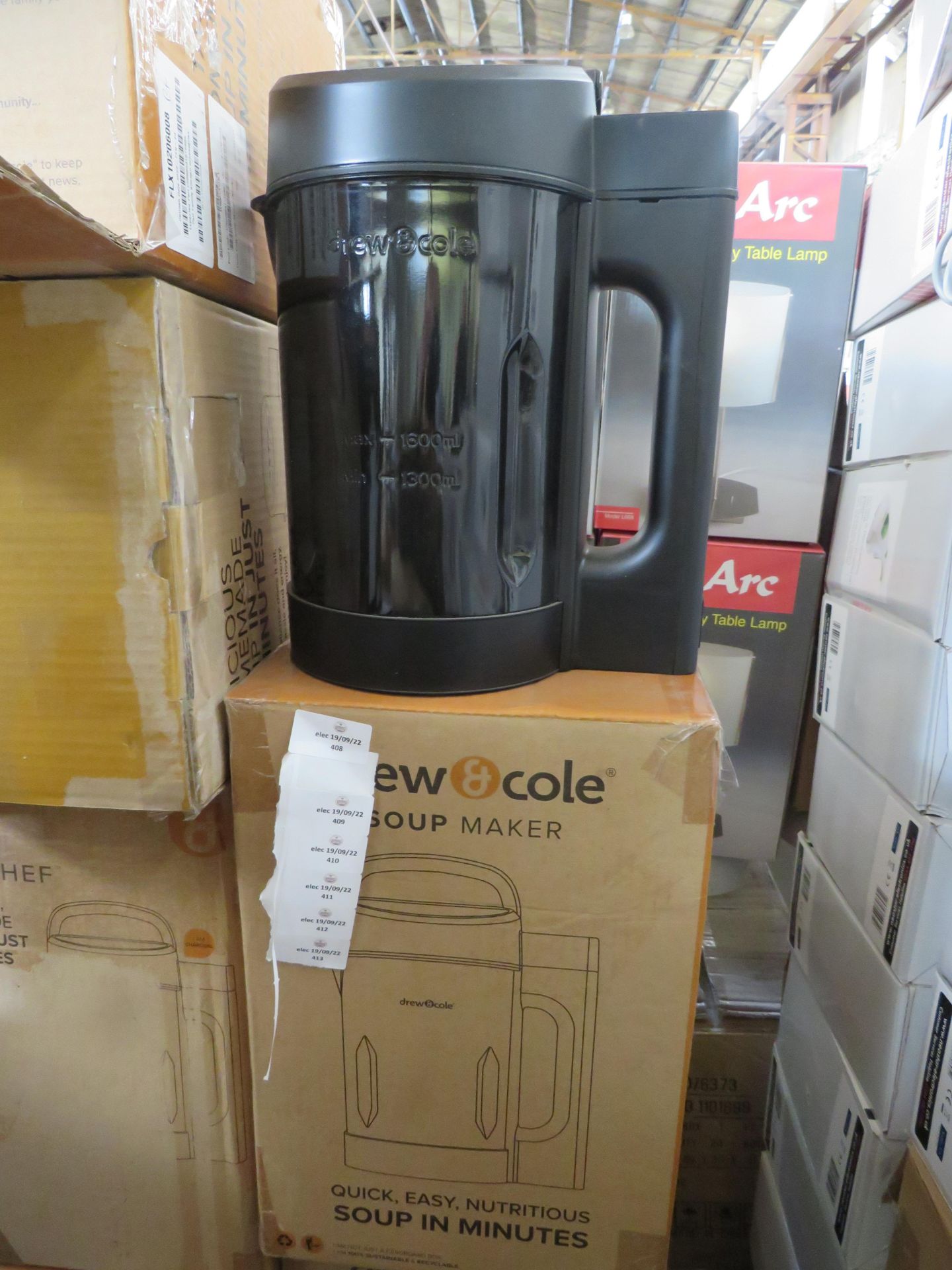 | 1X | DREW AND COLE SOUP MAKER | REFURBISHED AND BOXED | RRP œ70 |