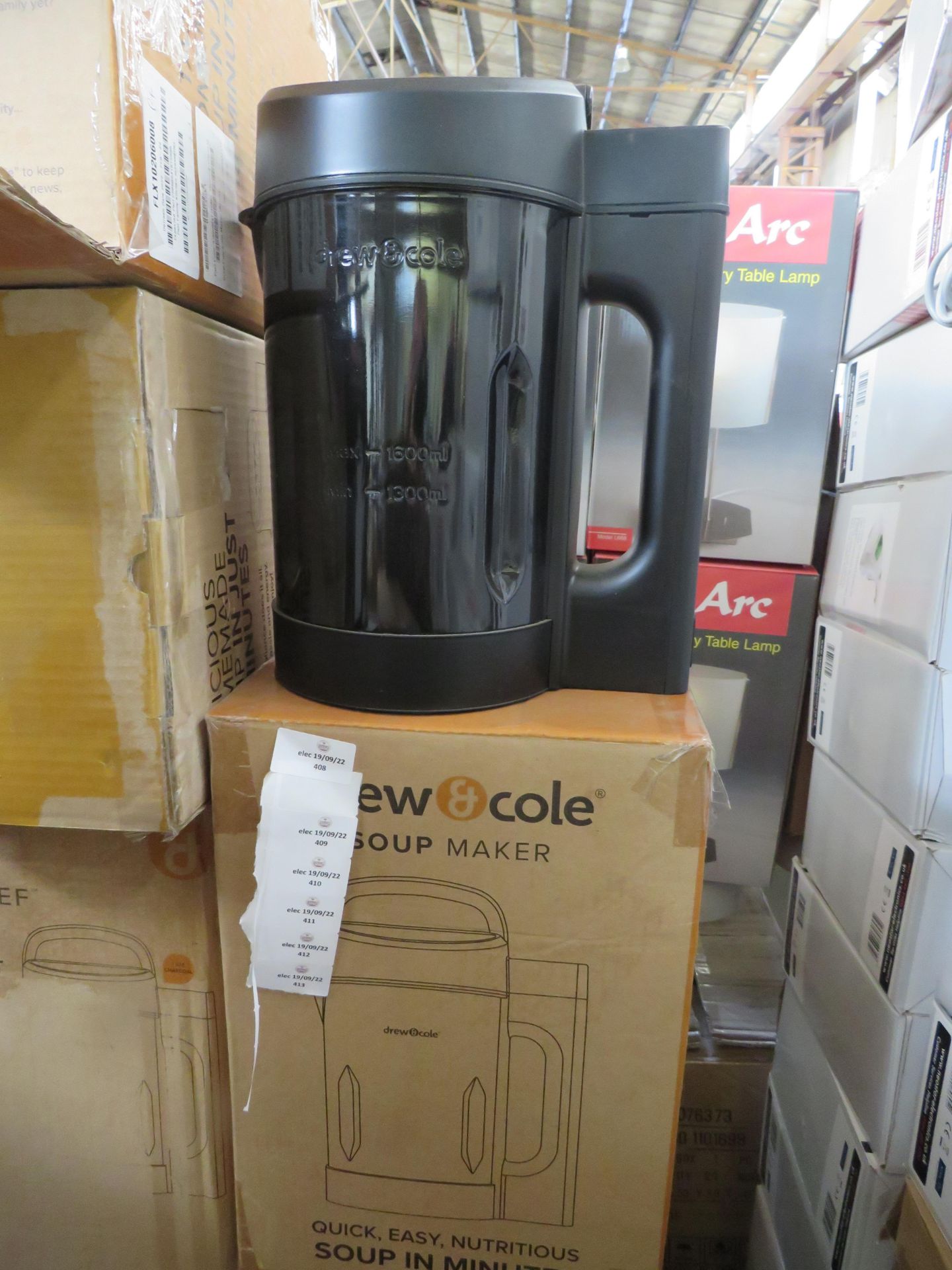 | 1X | DREW AND COLE SOUP MAKER | REFURBISHED AND BOXED | RRP œ70 |
