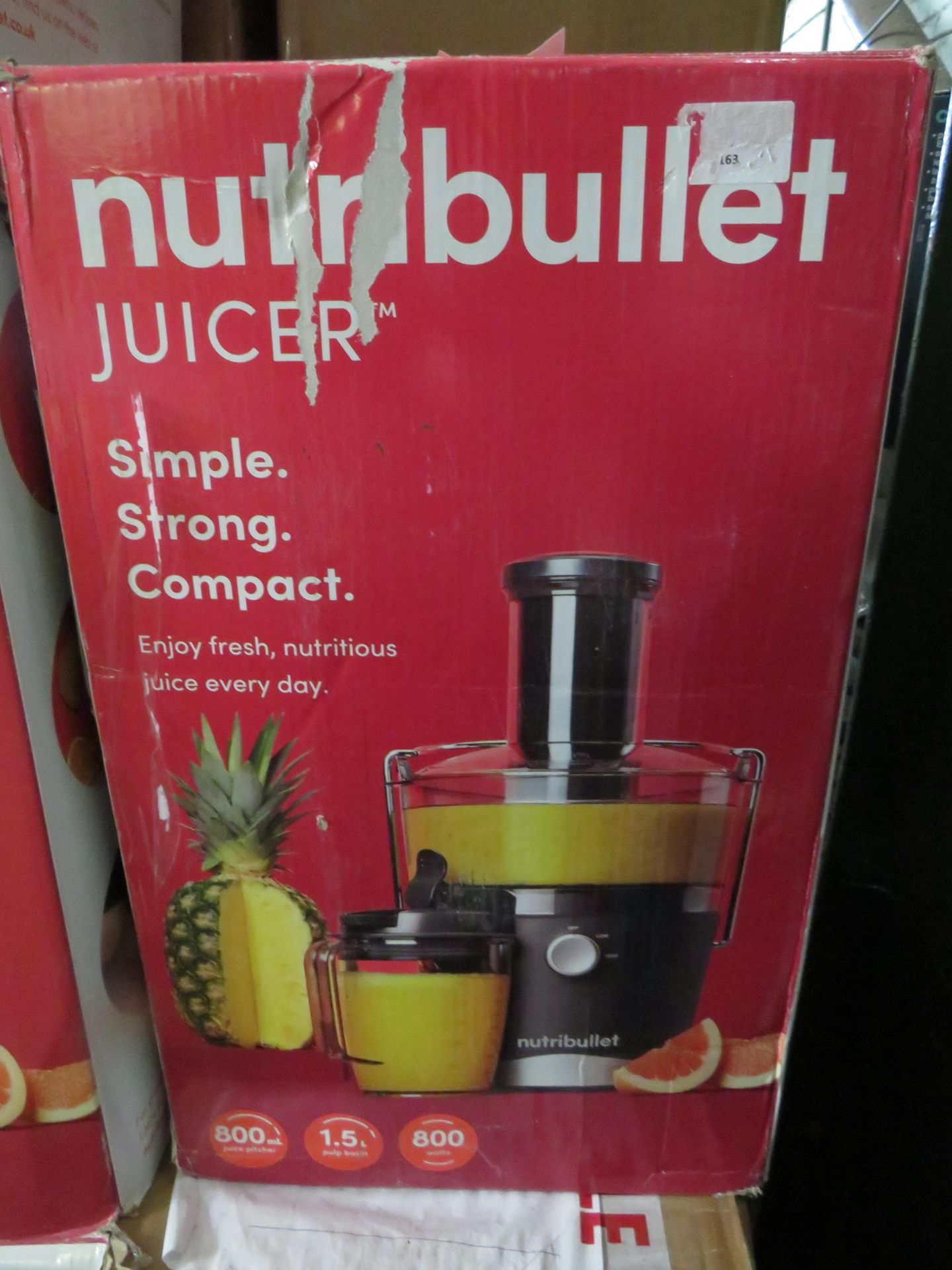 1 x NutriBullet Juicer 1515 RRP ô?99.99 SKU HST-APG-5060784670801-B TOTAL RRP ô?99.99 This lot has