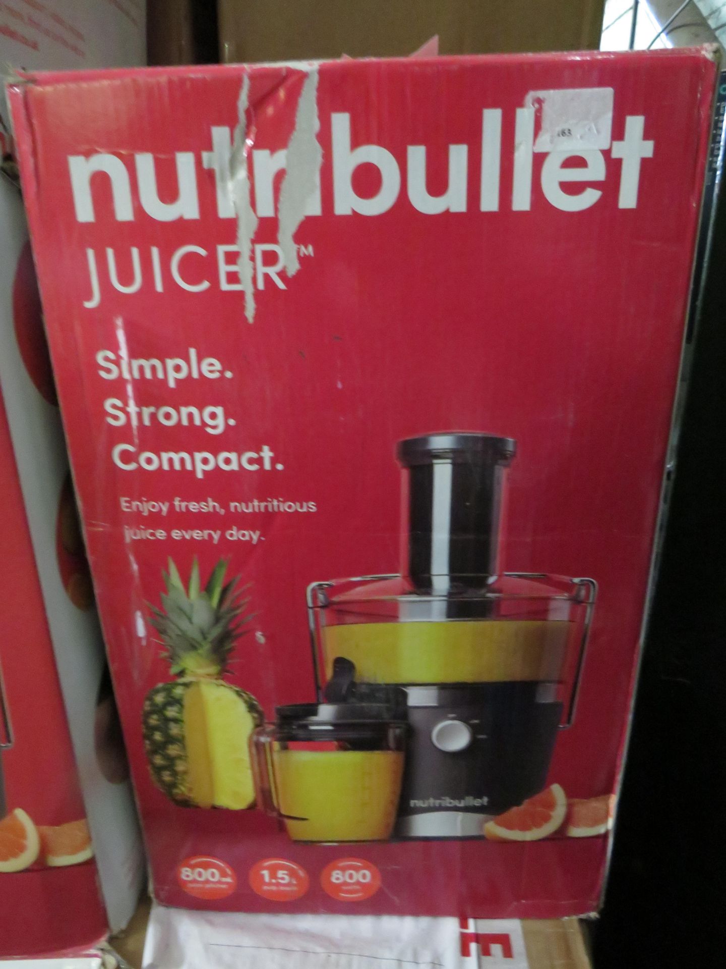 1 x NutriBullet Juicer 1515 RRP ô?99.99 SKU HST-APG-5060784670801-B TOTAL RRP ô?99.99 This lot has