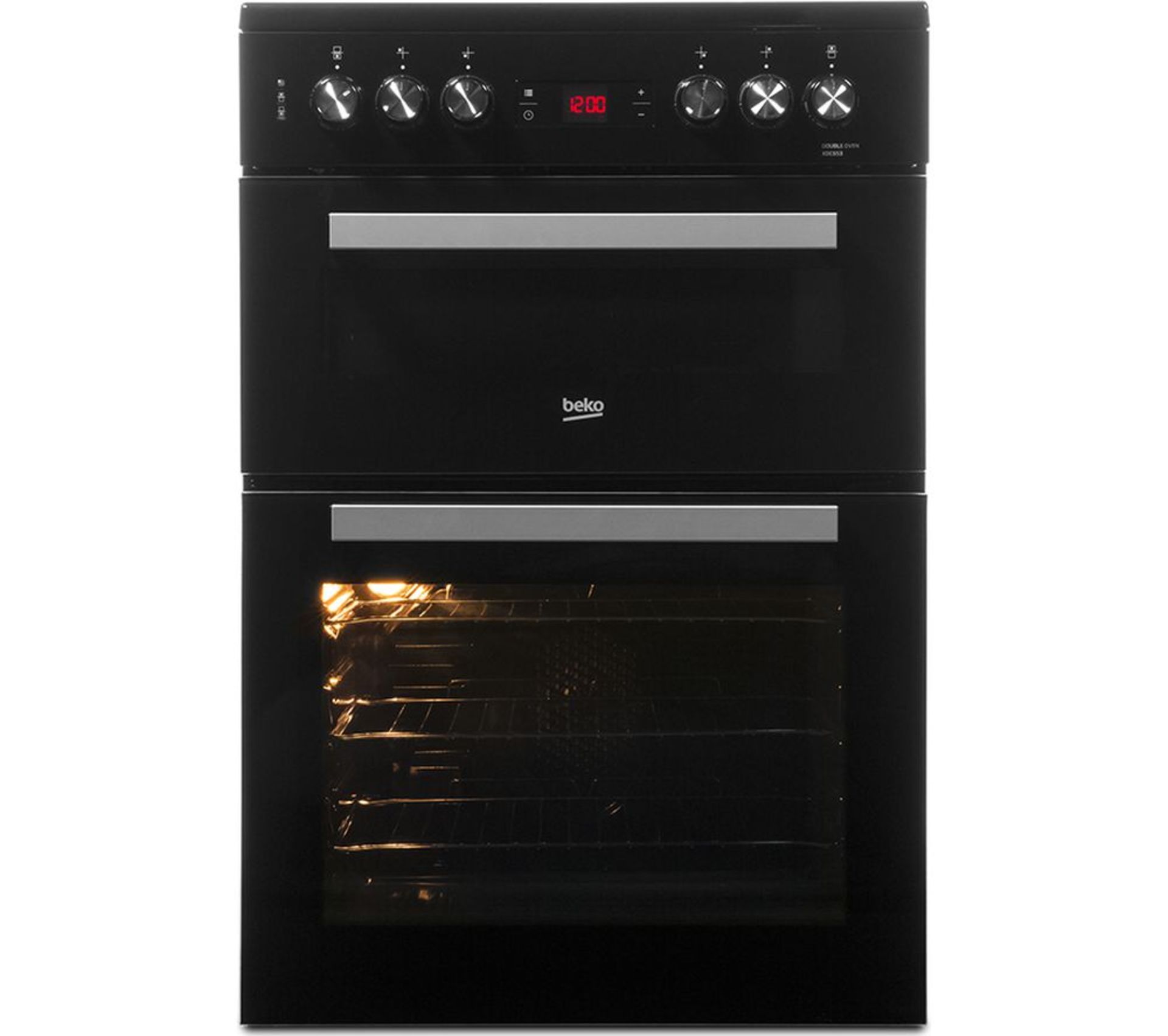 BEKO 60 cm Electric Ceramic Cooker Black & Silver XDC653K RRP ??389.00 - This item looks to be in