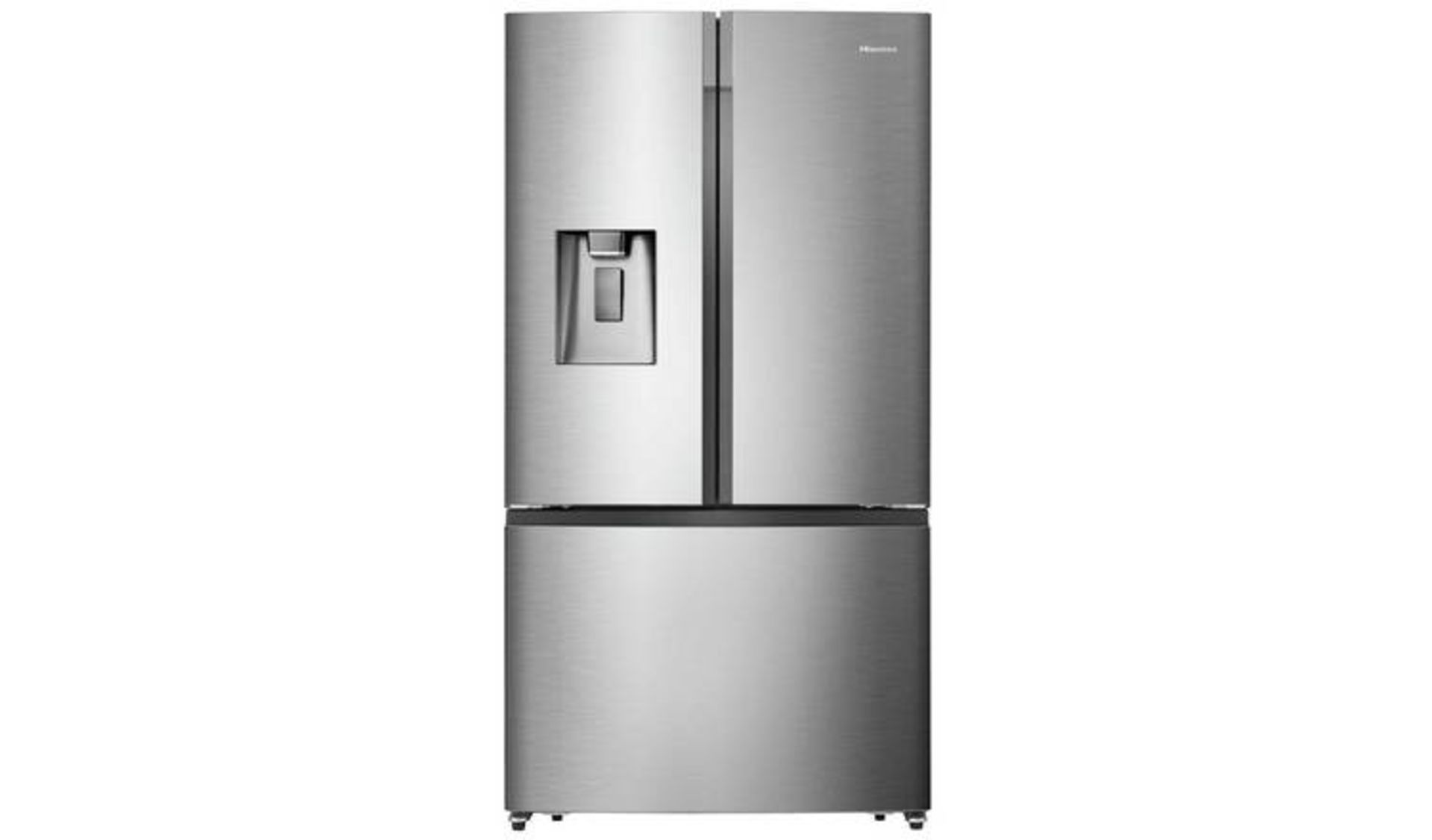 Hisense RF750N 3 door American fridge freezer with ice and water dispenser, tested and working for