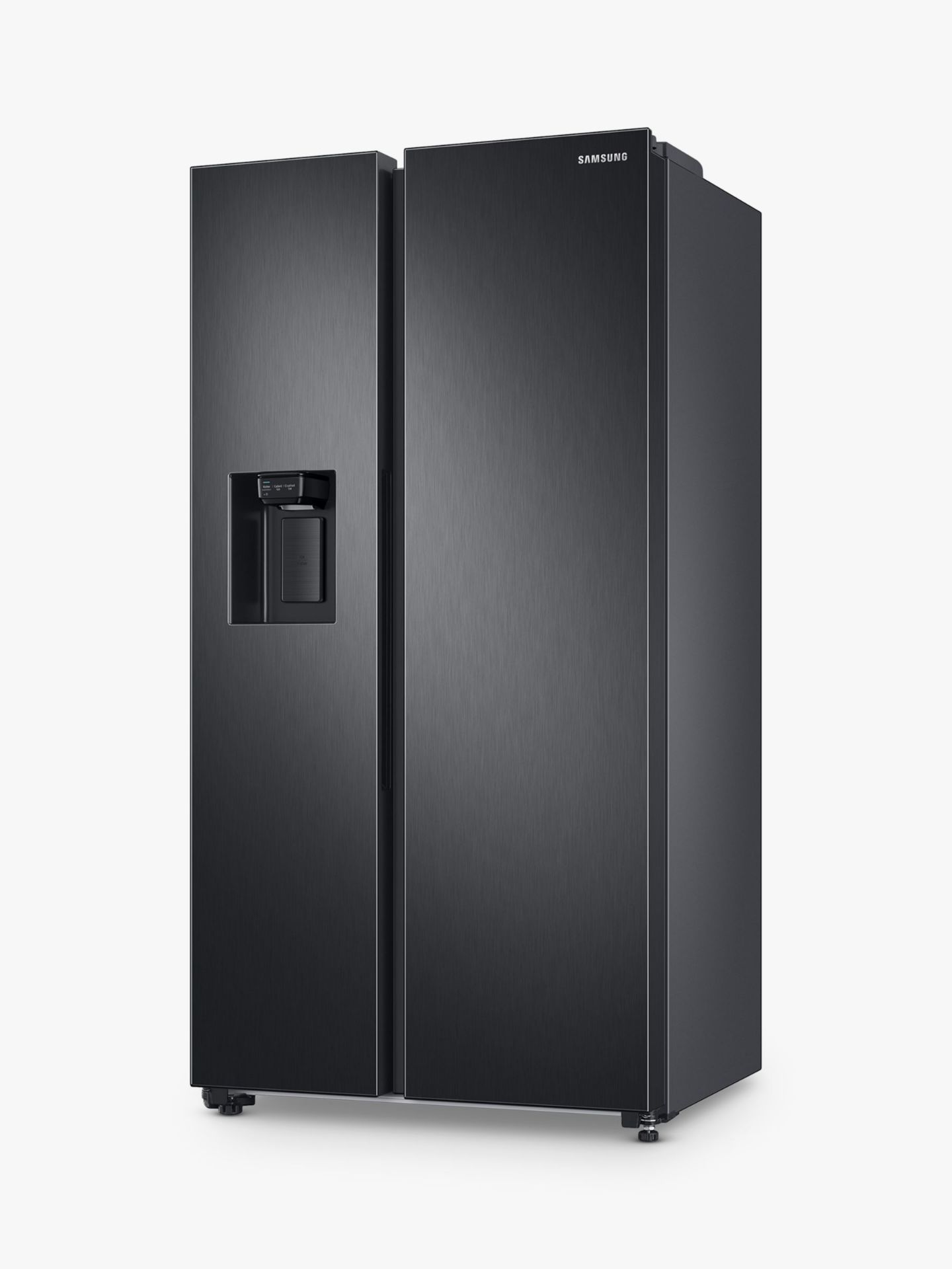 Samsung RS68A883081 American style fridge freezer with water and ice dispenser, the fridge and