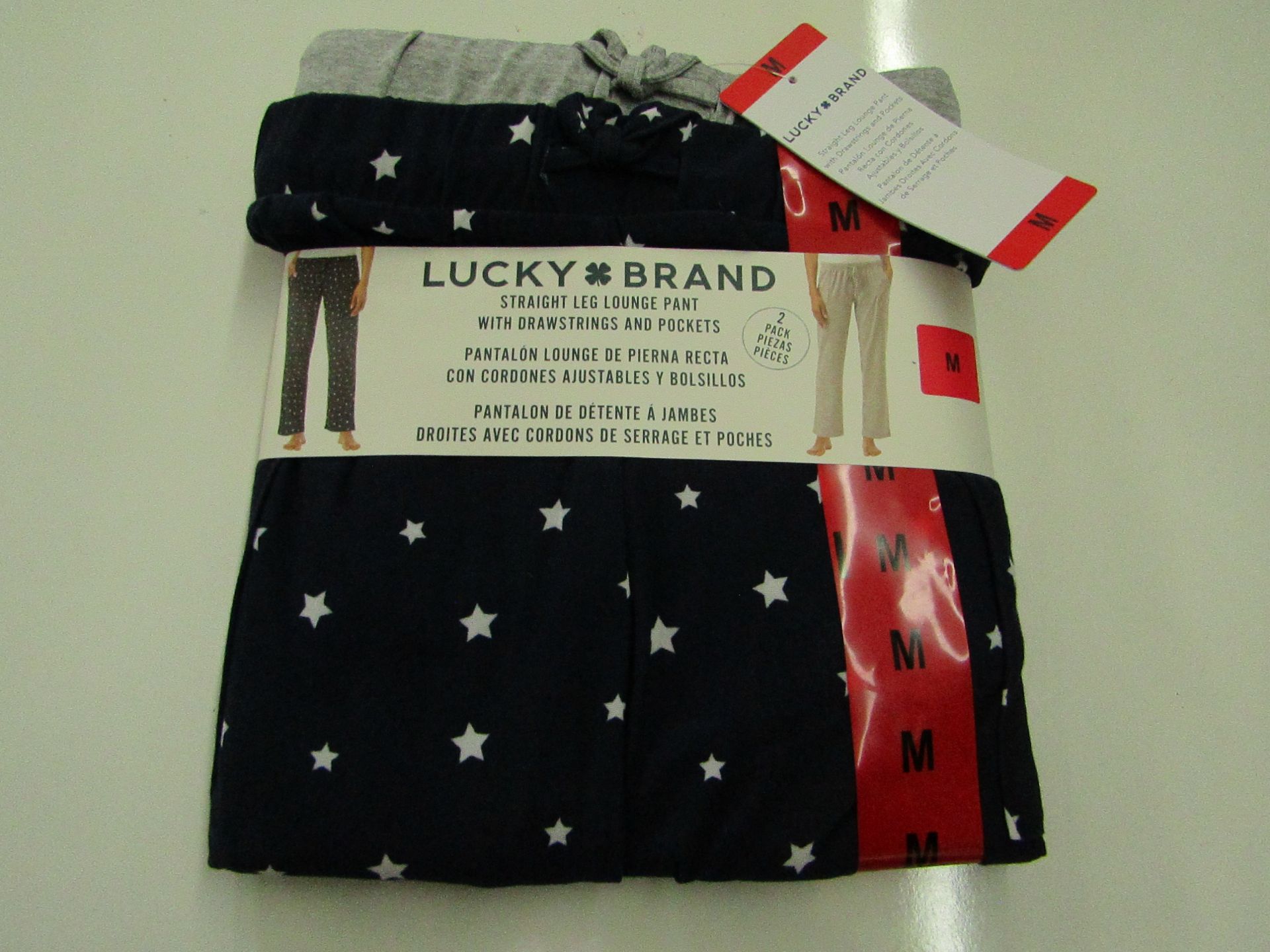 Lucky Brand - Straight Leg Lounge Set With Pockets - Size Medium - New & Packaged.